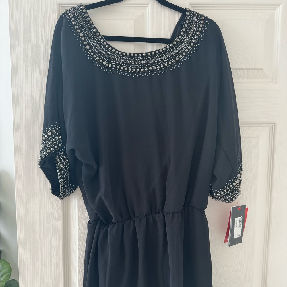 Flowy black dress